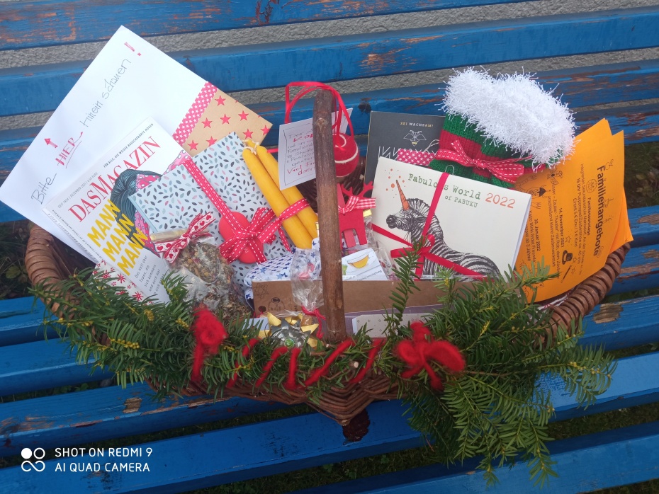 Der Adventskorb geht in Kiez um...