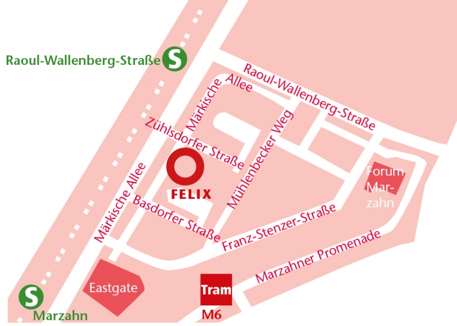 Hier findest Du uns, das Familienzentrum Felix