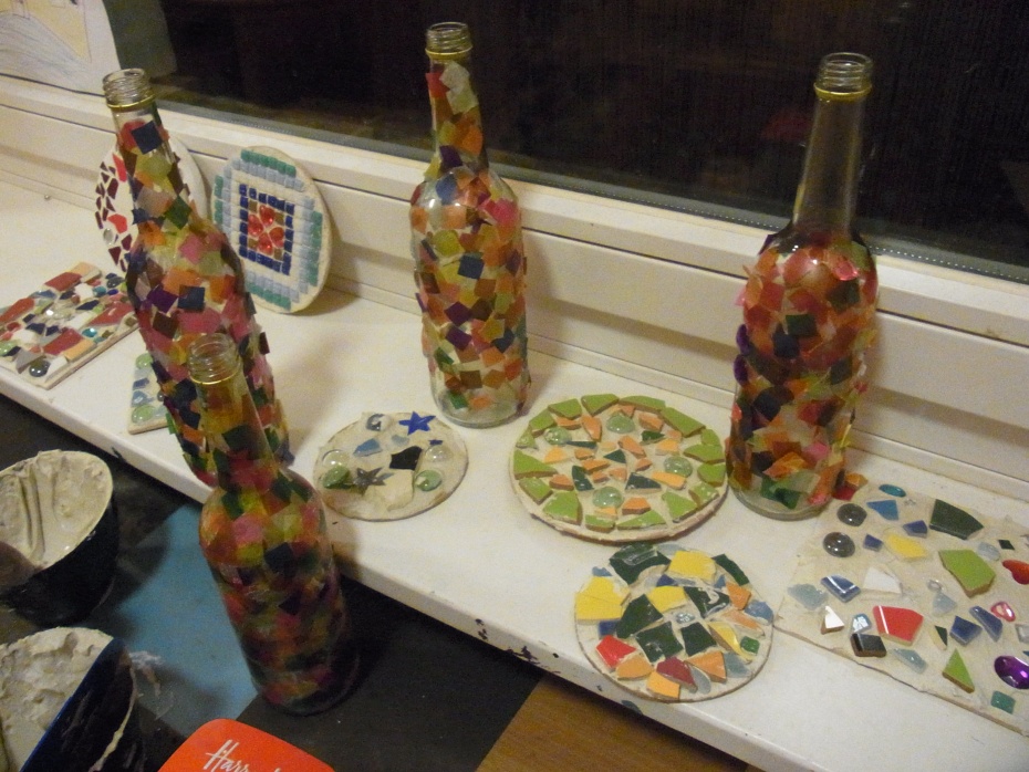 Adventsbasteln - alles mit viel Liebe selbst gemacht 