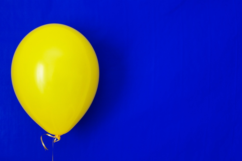 Gelber Ballon