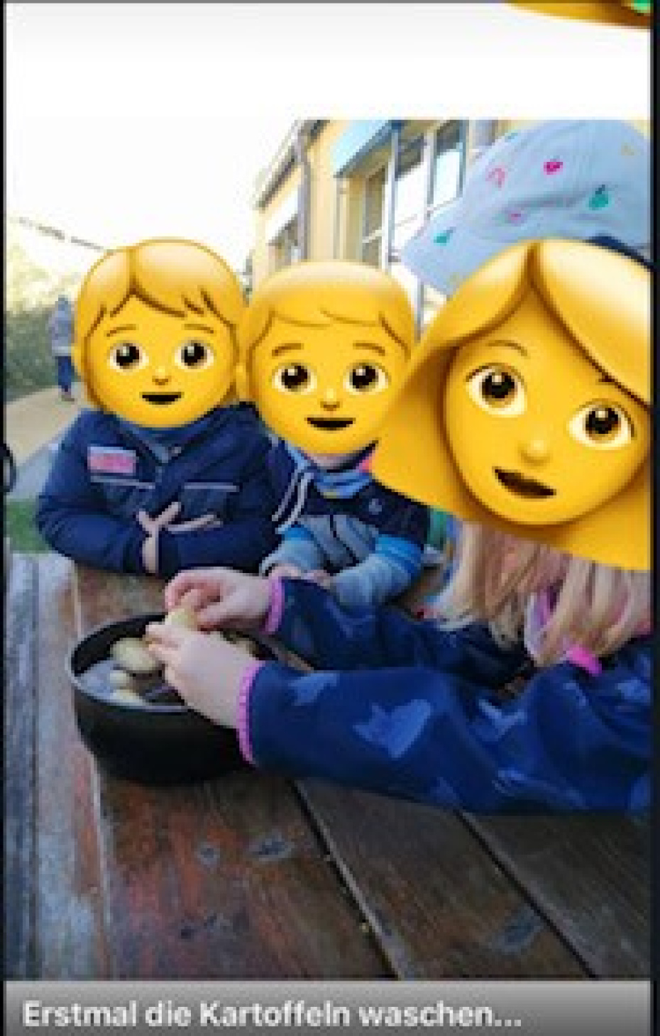 Kartoffeln pellen...muss sein