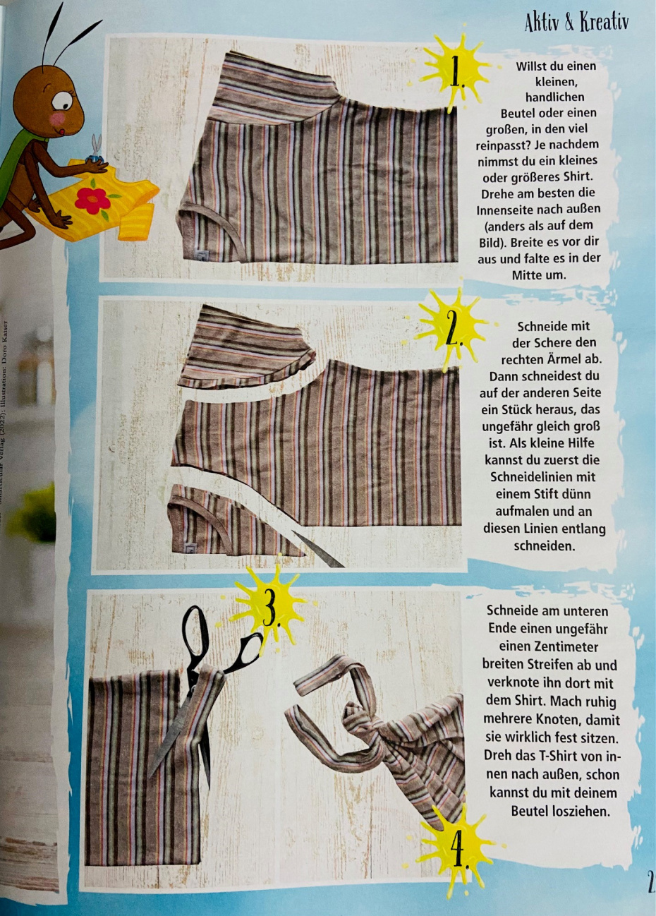 Bastelanleitung Beutel Nr. 2