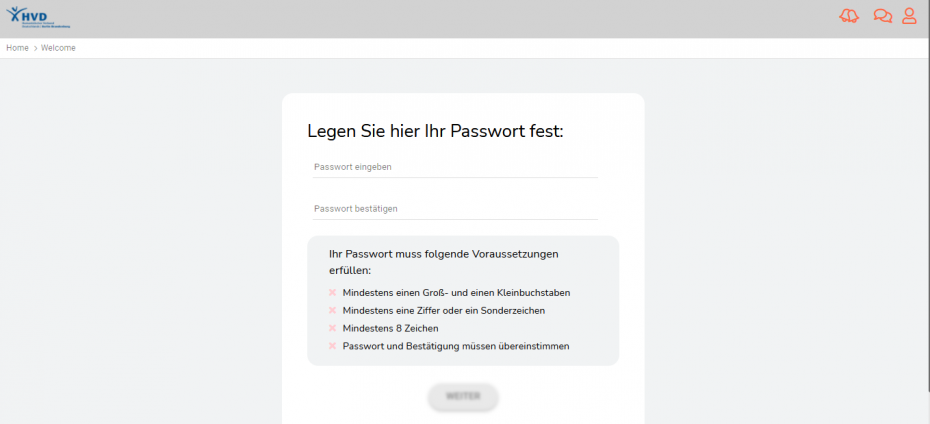 E-Mail abwarten und Registrierung abschließen