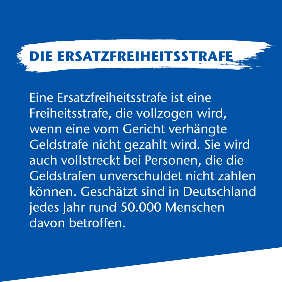 Die Definition der Ersatzfreiheitsstrafe