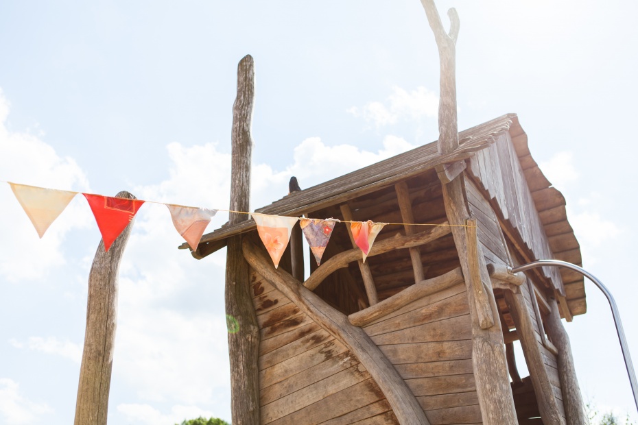 Spielplatz in unserer Humanistischen Kindertagesstätte im brandenburgischen Fredersdorf-Vogelsdorf