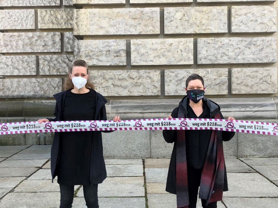 Aktionstag am 15.5.2021 vor dem Reichstagsgebäude in Berlin