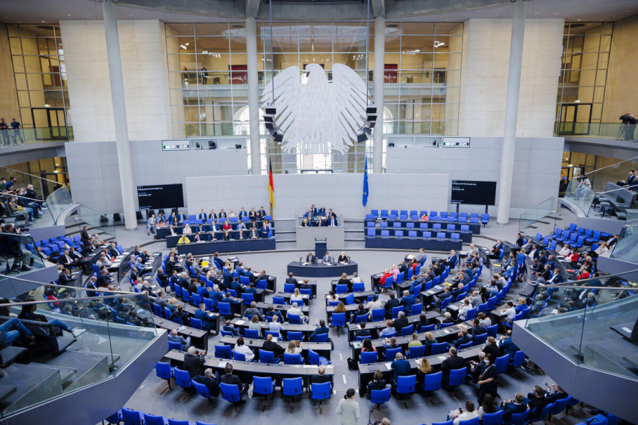Reichstagsgebäude, Plenarsaal, Berlin / Deutschland