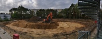 Baustelle im Oktober