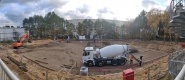 Baustelle im November