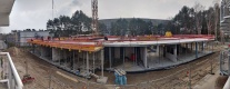 Baustelle Ende März 2021