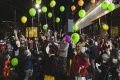 Zum Abschluss des Festes ließen wir Luftballons in den Himmel steigen