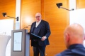Verlesung der Jurybegründung durch RA Markus Frank von Gentz und Partner Rechtsanwälte mbB