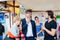 Katrin Raczynski mit Jusizsenator Dirk Behrendt und Präsident Jan Gabriel