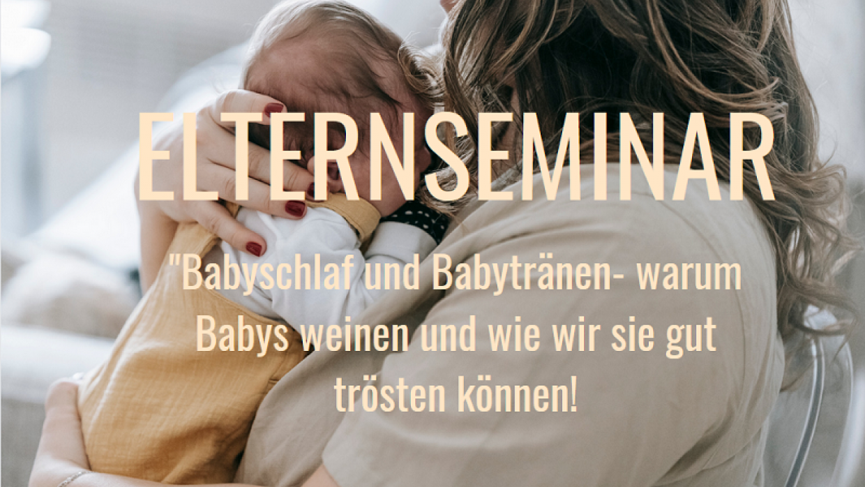 Frau mit Baby im Arm
