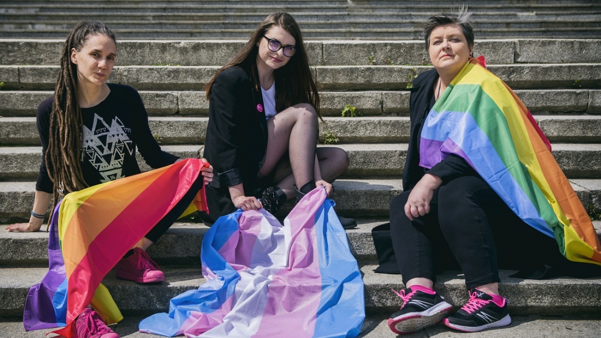 Die drei Preisträgerinnen Joanna Gzyra-Iskandar, Anna Prus und Elżbieta Podleśna  (v.l.n.r.)