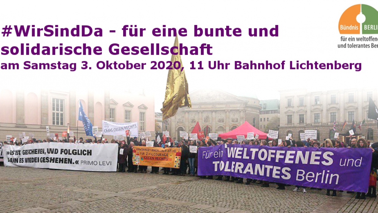 Kein Raum für Rassismus - in Lichtenberg und überall!