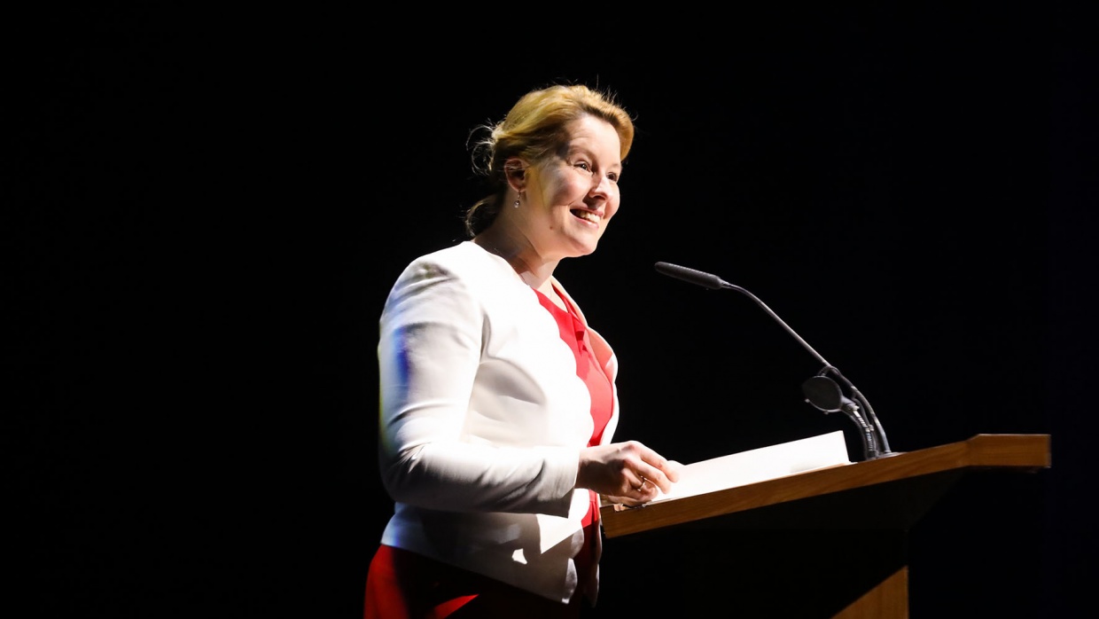 Franziska Giffey zum JugendFEIER-Auftakt 2019