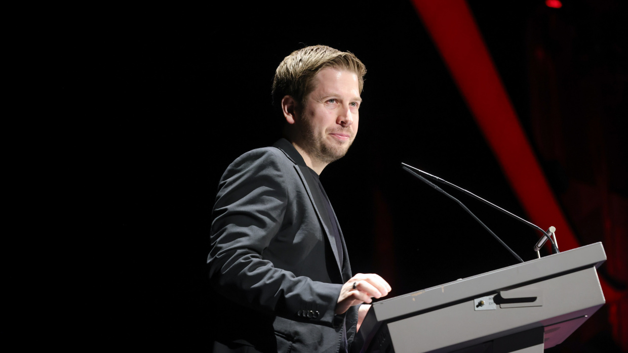 Gastredner auf der JugendFEIER war der Bundestagsabgeordnete Kevin Kühnert.