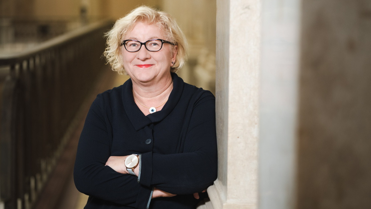 Dr. Manuela Schmidt, Präsidentin des Humanistischen Verbandes Berlin-Brandenburg.