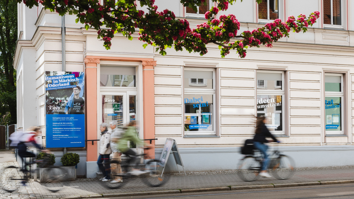 Die Geschäftsstelle in Strausberg