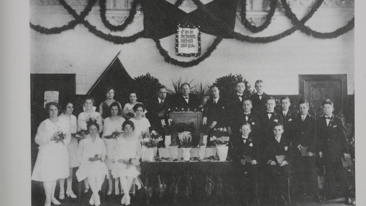 Jugendweihe 1928 in Berlin-Bohnsdorf (c) Archiv des Humanistischen Verbands Berlin-Brandenburg
