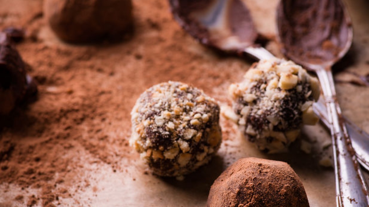selbstgemachte Pralinen