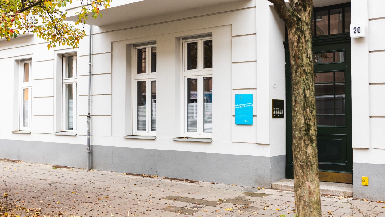 Unsere Beratungsstelle ist gleich im Erdgeschoss