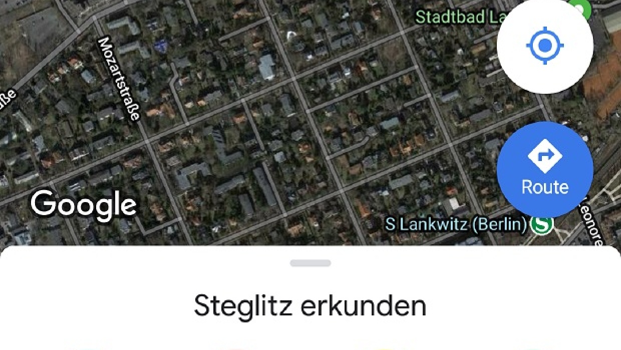 Erkunden der Umgebung mit dem Smartphone