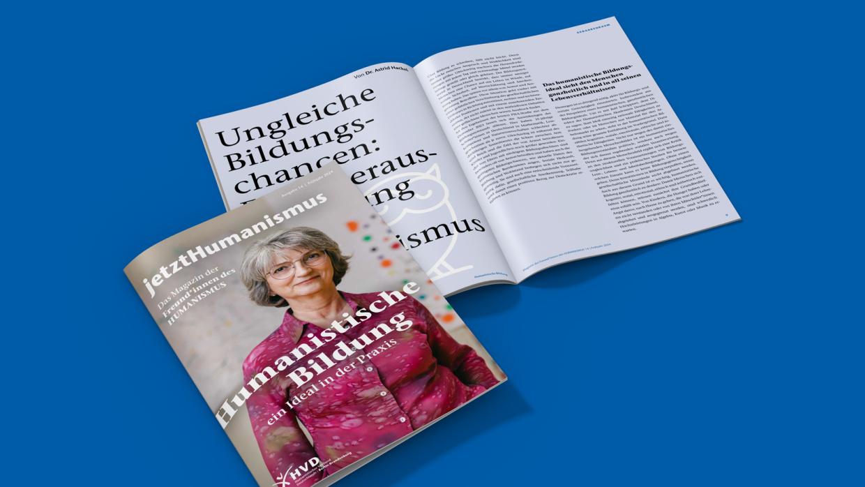 jetztHumanismus, Magazin der Freund*innen des Humanismus Ausgabe 14 | Frühjahr 2024