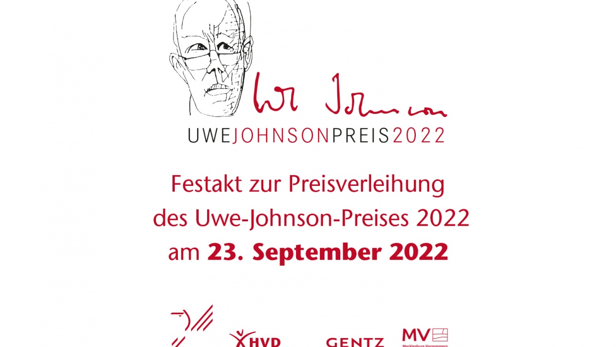 Der Uwe Johnson-Preis 2022 wird an Jenny Erpenbeck für ihr Werk "Kairos" verliehen. Seien Sie dabei!